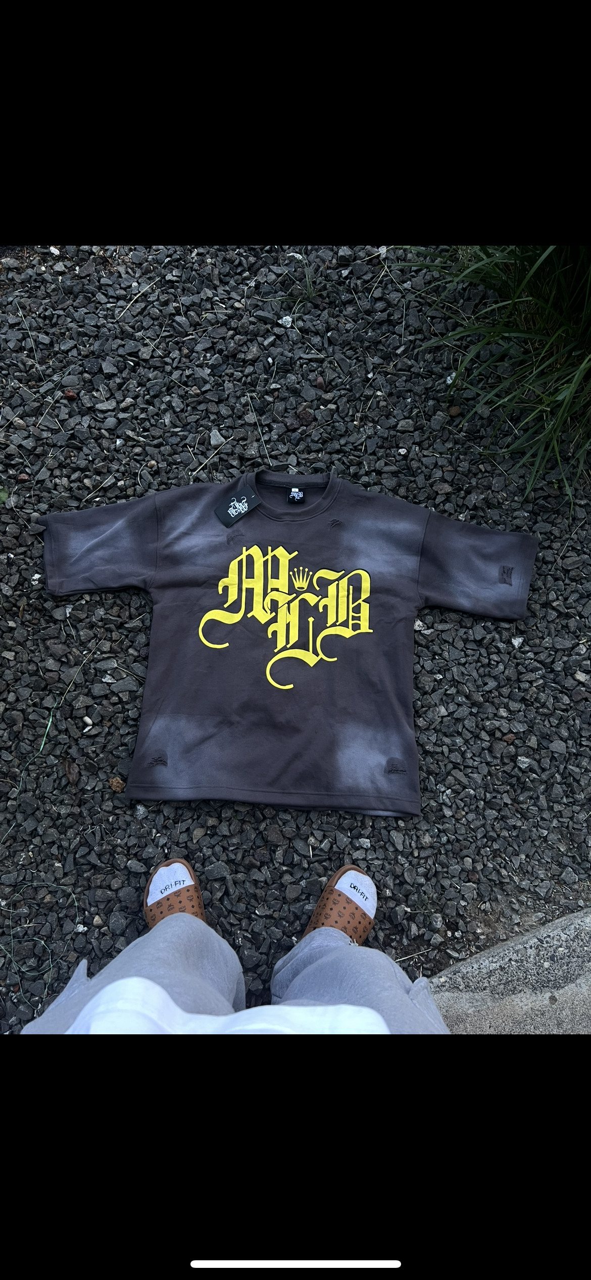 Exclusive Benji shirt (gray / yellow)