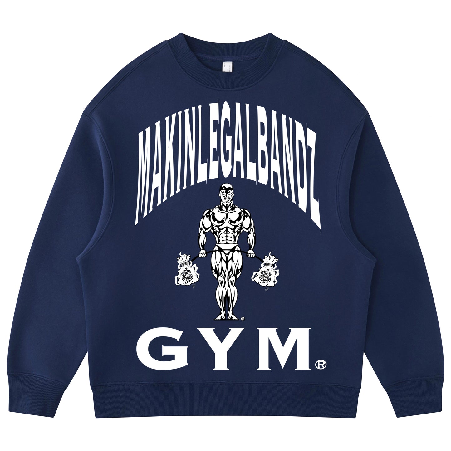 Navy GYM crewneck