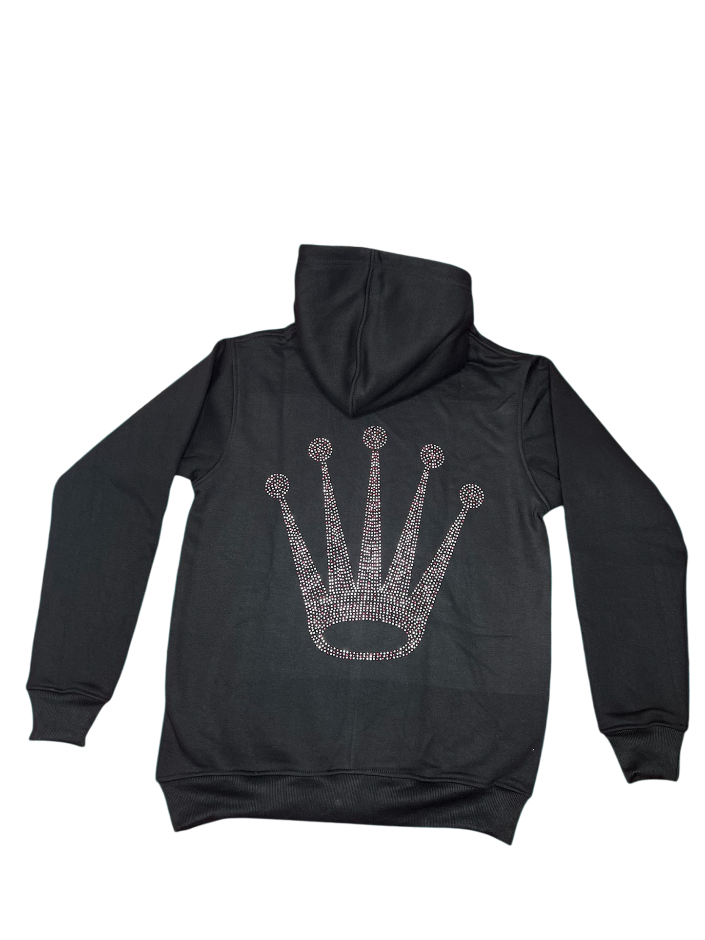 pink rhinestone Hoodie